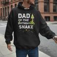 Dad Of The Birthday Snake Themed Birthday Party Men Hoodie