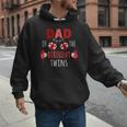 Dad Of The Birthday Twins Ladybug Birthday Family Matching Men Hoodie