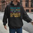 Dad By Day Gamer By Night Video Games Lover Gamer Dad Men Hoodie