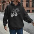 Dad Of Four Toddler Kids Fathers Day Fist Bump Family Men Hoodie