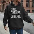 Dad Gramps Legend Vintage Distressed Bold Gramps Graphic Men Hoodie