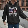 Dad Grandpa Veteran Nothing Scares Patriotic Veterans Day Men Hoodie