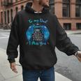To My Dad In Heaven I Miss You Men Hoodie