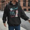 Dad Of The Par-Tea Girl Floral Tea Party Birthday Family Men Hoodie