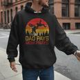 Dad Pays Mom Prays Dirt Bike Retro Motocross Boys Kids Men Hoodie