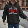 Dad Pit Crew Birthday Party Race Car Lover Racing Family Men Hoodie