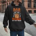 Dad Of Rookie 1st Basketball Bday Theme Matching Men Hoodie