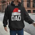 Dad Santa Christmas Family Matching Pajamas Papa Xmas Father Short Sleeve Men Hoodie