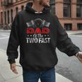 Dad Of The Two Fast Second Birthday Racing Car Family Men Hoodie