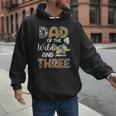 Dad Of The Wild And Three 3 Birthday Zoo Theme Safari Jungle Men Hoodie Dad Of The Wild And Three 3 Birthday Zoo Theme Safari Jungle Men Hoodie