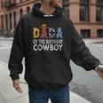 Dada 1st Birthday Cowboy Western Dada Birthday Boy Men Hoodie