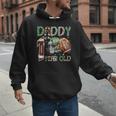 Daddy Of The 1 Year Old Football Lover 1st Birthday Boy Men Hoodie
