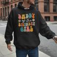 Daddy Of The Birthday Girl Groovy Themed Father Dad Men Hoodie