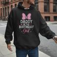 Daddy Of The Birthday Girl Pink Bow Birthday Family Matching Men Hoodie