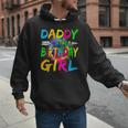 Daddy Of The Birthday Girl Retro 80's Party Men Hoodie
