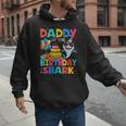 Daddy Of The Shark Birthday Dad Matching Family Men Hoodie
