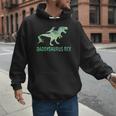 DaddysaurusRex Dinosaur Daddy Saurus Dad 2 Two Kids Dino Men Hoodie