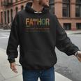 FA-Thor Like Dad Just Way Mightier Hero Fathers Day Small Men Hoodie