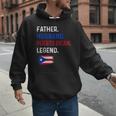 Father Husband Puerto Rican Legend Proud Dad Rico Flag Men Hoodie