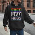 Free Dad Hugs LGBT Gay Pride Month Transgender Rainbow Flag Men Hoodie