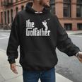 The GolfFather Golf Father God Father Dad Golfer Men Hoodie