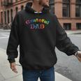 Grateful Dad Fathers Day Tie Dye Letters Shirt For Dads Men Hoodie