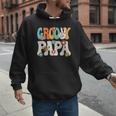 Groovy Papa Dad Retro Hippie 60s 70s Party Outfit Men Men Hoodie