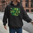 Groovy St Patrick's Day Apparel One Lucky Dad Shirt Small Modern Groovy St Patrick's Day Shirt Men Hoodie