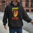 Hilarious Hot Dog Dad Joke Text Pun Dirty Joke -Barbecue Men Hoodie