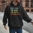 Host Dad The Man Myth The Bad Influence Retro Men Hoodie