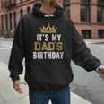 It's My Dad's Birthday Party Family Matching Small Men Hoodie