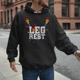 Leg Rest Naughty Dad Joke Vagitarian Lesbian Men Hoodie