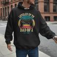I Leveled Up To Dad Of 2 2026 Promoted To Dad Of Two Kids Men Hoodie I Leveled Up To Dad Of 2 2026 Promoted To Dad Of Two Kids Men Hoodie