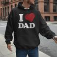 I Love Dad Men Hoodie