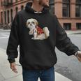 I Love Dad Tattoo Shih Tzu Dad Father's Day Men Hoodie