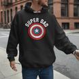 Marvel Father's Day Super Dad Captain America Shield Men Hoodie