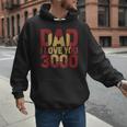 Marvel Iron Man Dad I Love You 3000 Text Fill Father's Day Small Men Hoodie Marvel Iron Man Dad I Love You 3000 Text Fill Father's Day Small Men Hoodie