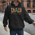 Master Builder Dad Birthday Boy Building Bricks Blocks Daddy Men Hoodie