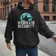 Mermaid Security Shirt Boys Swimmer Dad Merdad Trident Men Hoodie