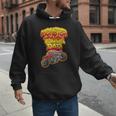 Monster Truck Dad Hot Red Graffiti Style Men Hoodie Monster Truck Dad Hot Red Graffiti Style Men Hoodie