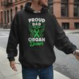 Organ Donation Green Ribbon Proud Dad Of An Organ Donor Men Hoodie Organ Donation Green Ribbon Proud Dad Of An Organ Donor Men Hoodie