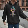 Owl Dad Birthday Party Dad Of The Birthday Girl Owl Men Hoodie