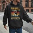Pinball Dad Like Regular Dad But Cooler Father's Day Men Hoodie