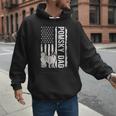 Pomsky Dad American Flag Pomsky Owner Pomsky Lover Men Hoodie