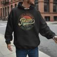 Pops Like a Grandpa Only Cooler Vintage Retro Pops Dad Men Hoodie