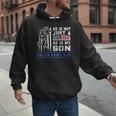 Proud Army Dad Soldier Son Patriotic Veterens Men Hoodie