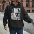 Proud Dad That Didn't Raise Liberals American Flag -ON BACK Women Men Men Hoodie