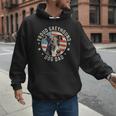 Proud Greyhound Dad American Flag Patriotic Greyhound Dad Men Hoodie