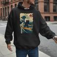 Pug Japanese Kanagawa Wave Surfing Japan Mom Dad Kids Men Hoodie Pug Japanese Kanagawa Wave Surfing Japan Mom Dad Kids Men Hoodie