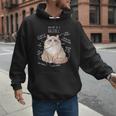 Ragdoll Cat Anatomy Cute Pet Mom Dad Cream Bicolor Men Hoodie